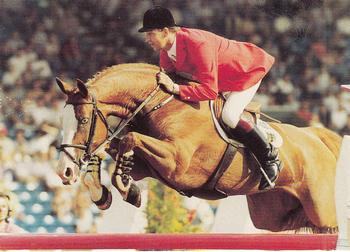 1995 Collect-A-Card Equestrian #156 Franke Sloothaak / Weihaiwej Front